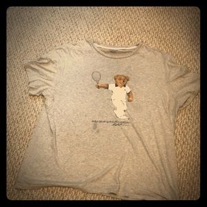 Men’s Grey Polo Bear Medium T-shirt